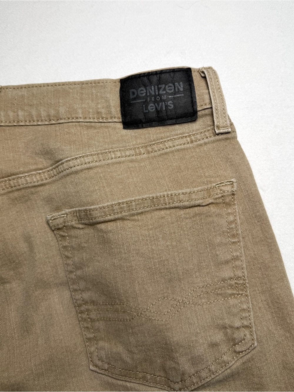 Levi's Men's Denizen 213 Straight Beige/Tan Actual Size 32 X 30 READ DESCRIPTION - Picture 3 of 10